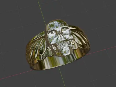 Ring Skull 3D model