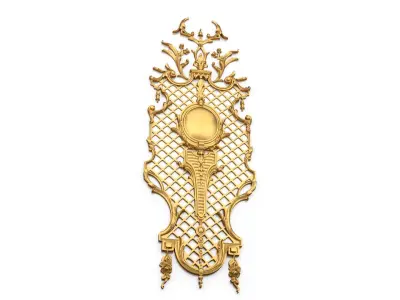 Classic decor ornament 124  3D model