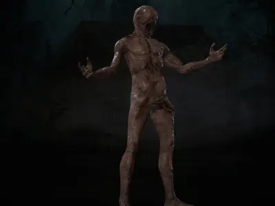 MutantZ1 Low-poly 3D model