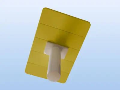 Restaurant Yellow Table 3D model