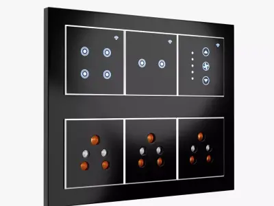 Twelve Module Plate Design 3D print model