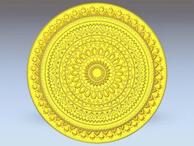 Mandala - Indian Art 3D print model