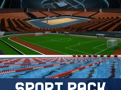 Sport Pack 3D model