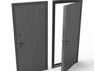Norse Door 3D model