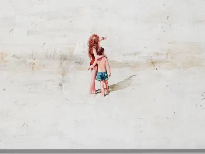 Decor Set -no11 By 2 Pieces Menendez Whale Sculpture 3D model