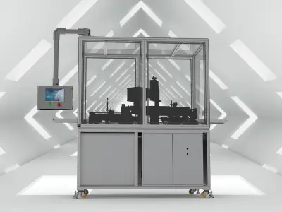 Electronic terminal group installation machine 3D model