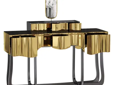 SINUOUS VANITY TABLE by maisonvalentina 3D model
