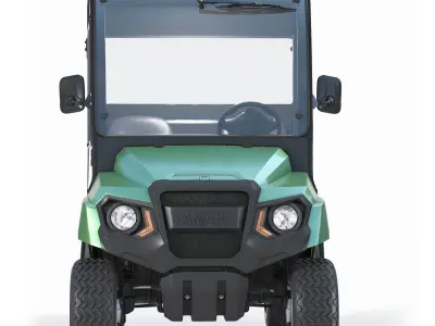 Yamaha Golf Cart UMAX CAB 3D model
