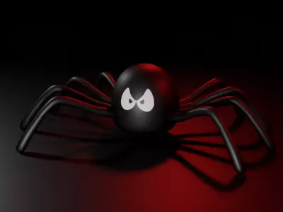 Spider Free low-poly 3D model