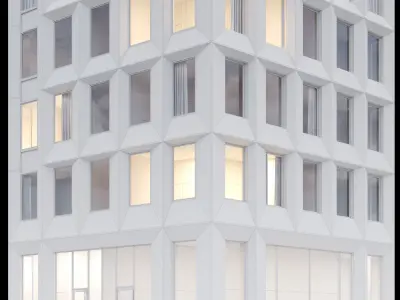 Modern building 5 3D model