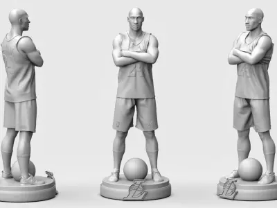 Kobe Bryant 3D Printable 3S 3D print model