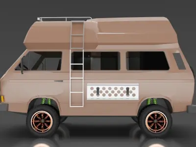 Volkswagen Transporter 3 VMHE 3D model