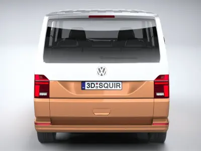 Volkswagen Transporter T6-1 Bulli 2020 3D model