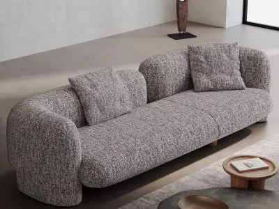 Mid Century interior scene 3D model