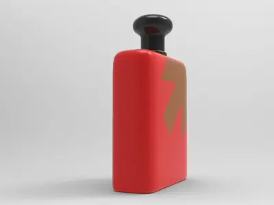 Polsk Perfume Bottle Low-poly 3D model