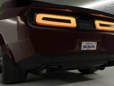 Dodge Challenger SRT Hellcat 3D model