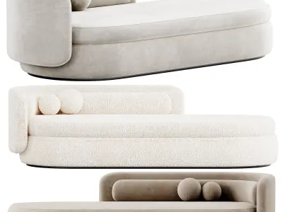 Group Chaise Lounge by Philippe Malouin for SCP 3D model