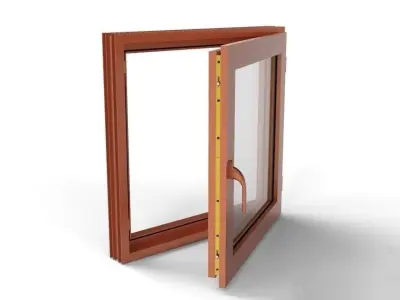 PVC Window 3D model