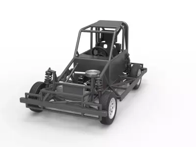 New Zealand Ministock car Base Version 2 Scale 1 to 25 3D print model