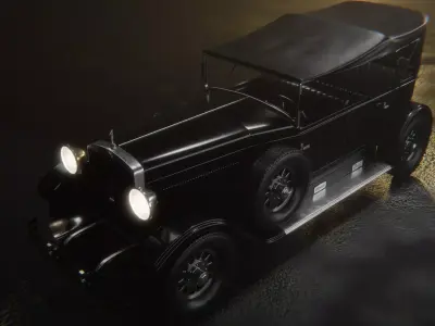 Vintage car A 3D model