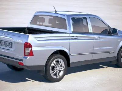 SsangYong Action Sports 2013-2018 3D model