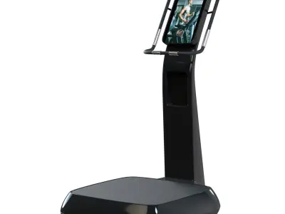 Anyfit Vibration Plate Low-poly 3D model