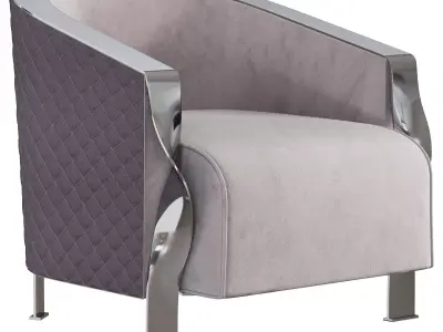  Noir Armchair By Elve Luxury 3D model