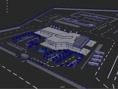 Luxury  Terminal 3D model