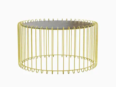 Wire Coffee Table 03 3D model