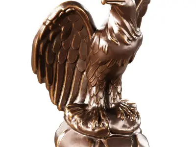 Eagle figurine 3D model