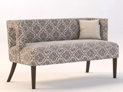 Carrie Settee 3D model