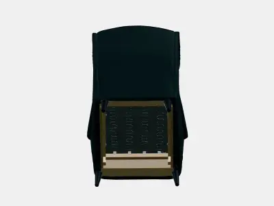 STRANDMON Wing chair 5 Low-poly 3D model