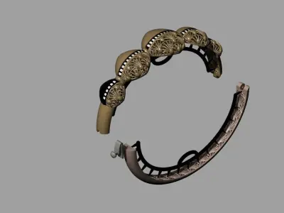 gold bracelet  3D print model