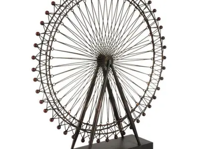 London Eye Sculpture 3D model
