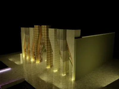 3D Model - Showroom -Exterior only 3D model Free 3D model