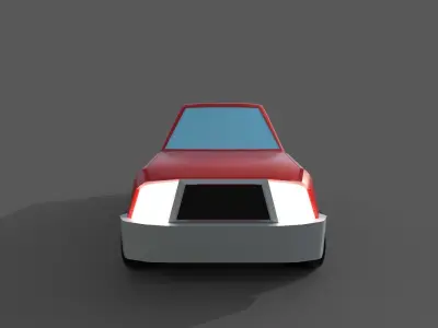 Little Car Free low-poly 3D model