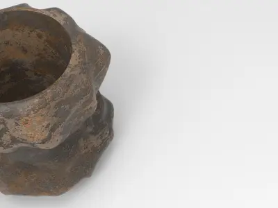 Nou Vase Low-poly 3D model