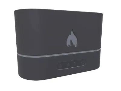 Humidifier Flame Night Light 3D model