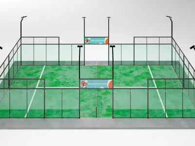 Tennis Court 3D model