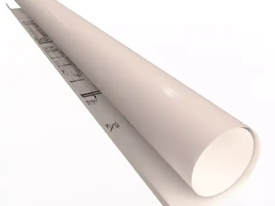 House Blueprints 02 Low-poly 3D model