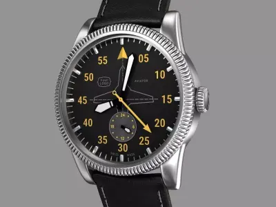 Aviator wrist watch My own design 3D model