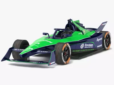 Envision Racing Formula E Team 2024 PBR 3D model
