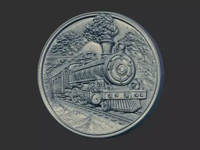 train round frame cnc model  3D print model