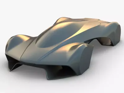 Hypercar Model 1 - basic 3D model