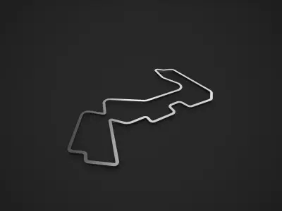 Marina Bay Street Circuit - Singapore 3D print model