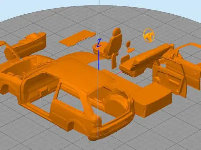 volkswagen gol power  3D print model