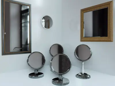 Mirror Pack Low-poly 3D model