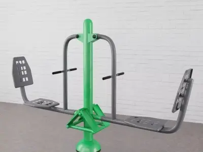 Gym equipment 32 am169 3D model