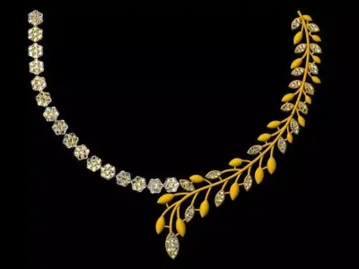 necklace 3dm file  3D print model