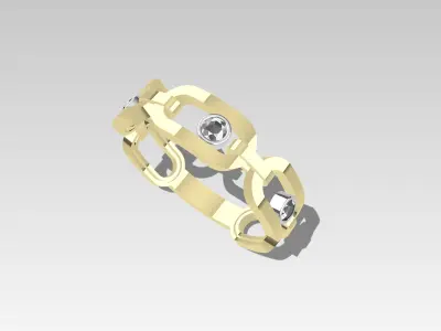 MESSIKA DIAMOND RINGS  3D print model